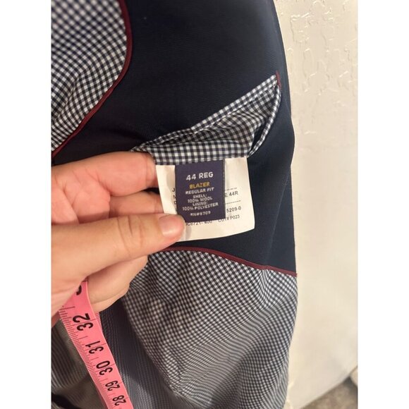 Stafford Men’s Tailored Cultured Wool Regular Fit Blazer - Picture 11 of 12